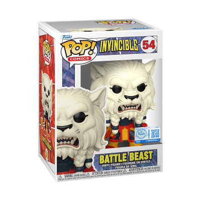 PRÉ-RESERVA - Funko POP! COMICS "Invincible": Battle Beast #54 (SPECIAL EDITION)