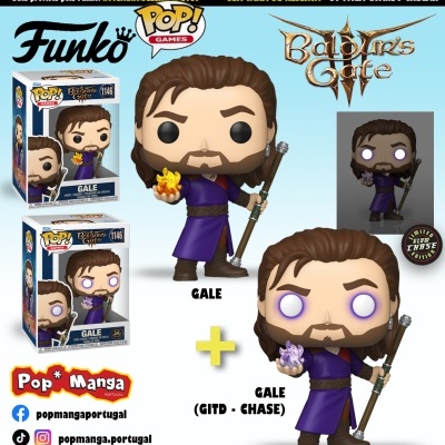PRÉ-RESERVA - Funko POP! Games "Baldur´s Gate 3": BUNDLE Gale + CHASE (GITD)