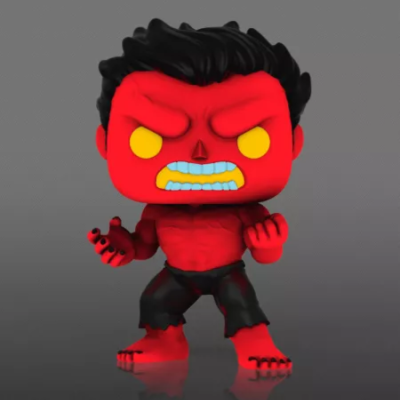 Funko POP!  "Marvel": BUNDLE Red Hulk (Exclusive) + CHASE