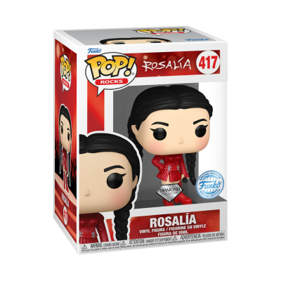 PRÉ-RESERVA - Funko Pop! Rocks: Rosalía (Diamond Collection) #417 (SPECIAL EDITION)