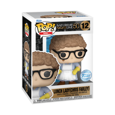 PRÉ-RESERVA - Funko POP!  SNL: Lunch Lady (Chris Farley) #12 (Special Edition)