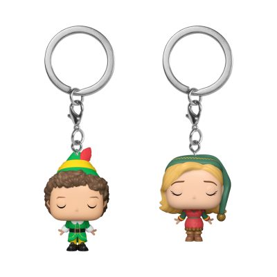 PRÉ-RESERVAS - Funko Pocket POP! Keychain: Elf Buddy & Jovie