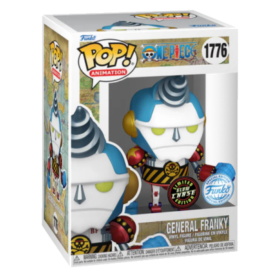 Funko POP! Animation "One Piece": BUNDLE General Franky #1776 (SPECIAL EDITION) + CHASE (GITD)
