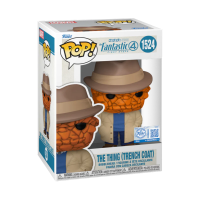 PRÉ-RESERVA - Funko POP! MARVEL "Fantastic 4 - First Steps": The Thing (Trench Coat) #1524 (SPECIAL EDITION)