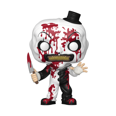 PRÉ-RESERVA - Funko Pop! MOVIES "Terrifier 3": Art the Clown with Knife (Bloody) #1948 (SPECIAL EDITION)