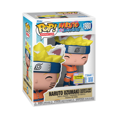 Funko POP! ANIMATION "Naruto: Shippuden": Naruto Uzumaki (Sasuke’s Paw Encyclopedia)  #1980 (SDCC 2025 Exclusive)