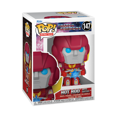 PRÉ-RESERVA Funko POP! RETRO TOYS "Transformers": Hot Rod with Matrix