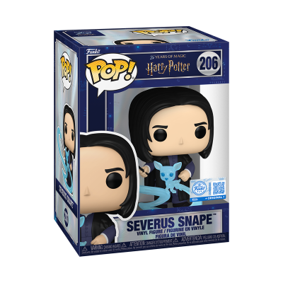 PRÉ-RESERVA - Funko POP!  "Harry Potter": Severus Snape with Patronus (Doe) #206 (Special Edition)
