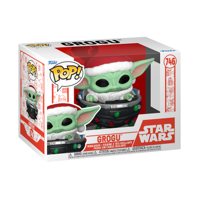 Funko POP! "Star Wars Mandalorian - Holiday": Grogu