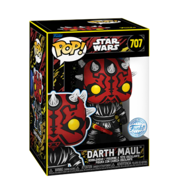 PRÉ-RESERVA - Funko POP! "Star Wars": Retro - Darth Maul #707 (Exclusive)