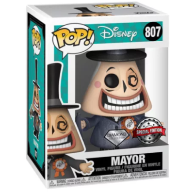PRÉ-RESERVA - Funko POP!  Disney "The Nightmare Before Christmas": The Mayor (Diamond) PRÉ-RESERVA - Funko POP!  Disney "The Nightmare Before Christmas": The Mayor (Diamond)