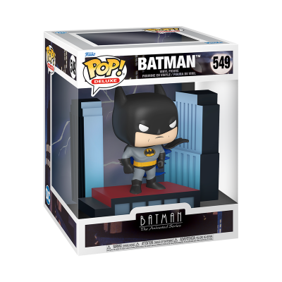 PRÉ-RESERVA - Funko POP!  DELUXE "Batman: The Animated Series": Batman on Rooftop