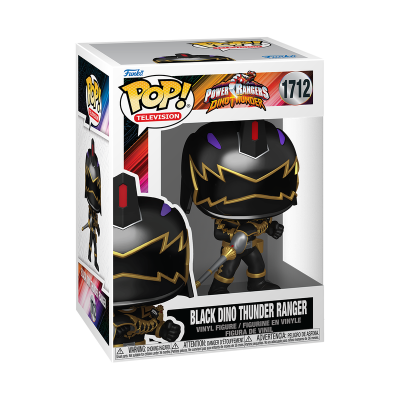 Funko POP! TELEVISION "Power Rangers": Black Dino Thunder Ranger