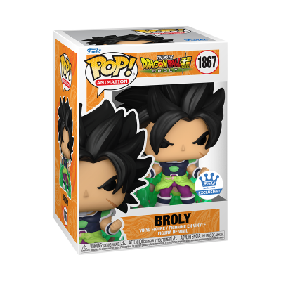 Funko POP! ANIMATION "Dragon Ball Super: Broly" : Broly (Green Energy) #1867 (EXCLUSIVE)