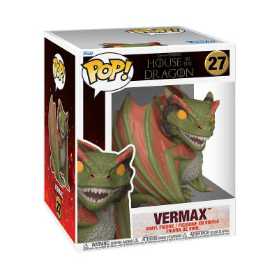 PRÉ-RESERVA - Funko POP! "Game of Thrones - House Of The Dragon": Vermax (Super Sized) PRÉ-RESERVA - Funko POP! "Game of Thrones - House Of The Dragon": Vermax (Super Sized)