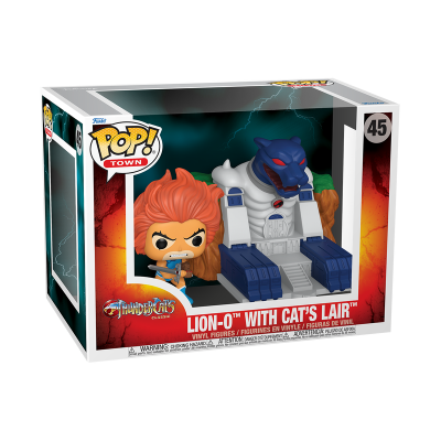 PRÉ-RESERVA - Funko POP! TOWN "ThunderCats": Lion-O with Cat's Lair PRÉ-RESERVA - Funko POP! TOWN "ThunderCats": Lion-O with Cat's Lair