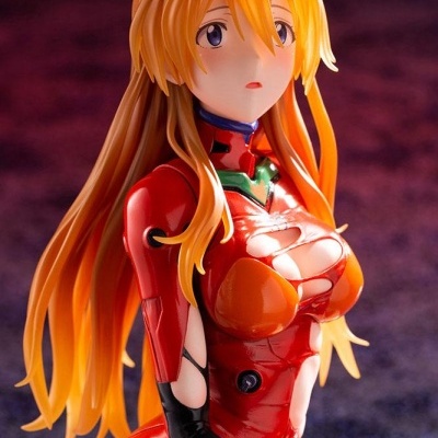 DISPONÍVEL POR ENCOMENDA -  Estatueta "Evangelion": Asuka Langley (Last Scene) 18 cm