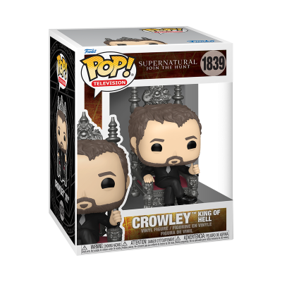 PRÉ-RESERVA - Funko POP! PREMIUM "Supernatural": Crowley King of Hell PRÉ-RESERVA - Funko POP! PREMIUM "Supernatural": Crowley King of Hell