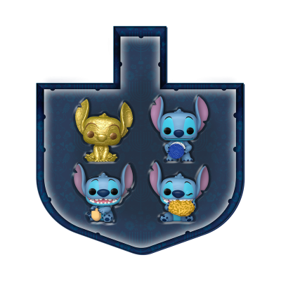 PRÉ-RESERVA - Funko Pocket POP! Disney "Stitch": Happy Hanukkah 4 pack