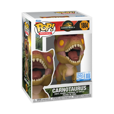 Funko POP! MOVIES "Jurassic World: Rebirth": Carnotaurus #1804 (SPECIAL EDITION)