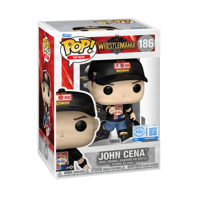 PRÉ-RESERVA Funko POP! WWE "Wrestlemania": John Cena #186 (SPECIAL EDITION)