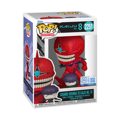 PRÉ-RESERVA - Funko POP! ANIMATION "Kaiju No. 8 ": Soshiro Hoshina vs Kaiju No. 10 #2251 (SPECIAL EDITION)
