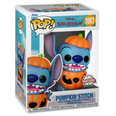 PRÉ-RESERVA - Funko POP! "Lilo & Stitch": Pumpkin Stitch #1087 (Exclusive)