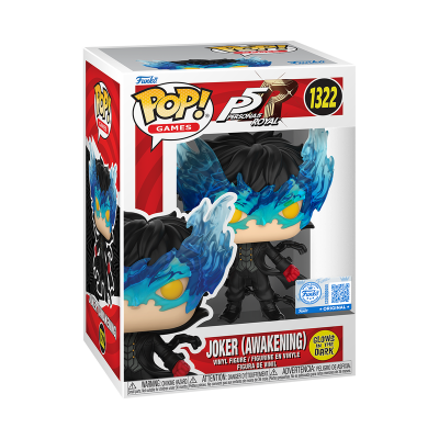 Funko POP!  GAMES "Persona 5 Royal":  Joker (Awakening) (Glow) #1 322 (SPECIAL EDITION)