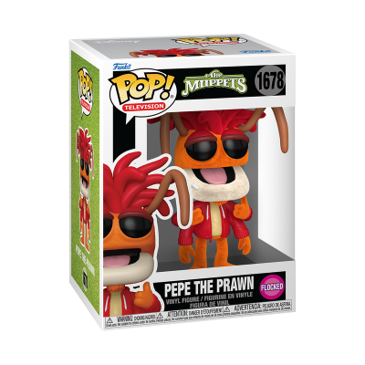 PRÉ-RESERVA Funko POP! "The Muppets": Pepe the Prawn (Flocked)