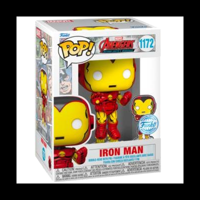 PRÉ-RESERVA - Funko POP! Marvel: "Avengers": Iron Man with Pin #1172 (Exclusive) PRÉ-RESERVA - Funko POP! Marvel: "Avengers": Iron Man with Pin #1172 (Exclusive)