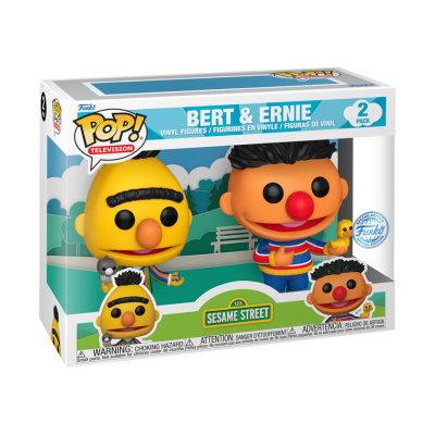 Funko POP! Television "123 Sesame Street": 2 PACK Bertie & Ernie  (SPECIAL EDITION)