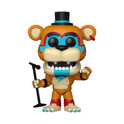 PRÉ-RESERVA - Funko POP!  GAMES "Five Nights at Freddy’s: Security Breach": Glamrock Freddy #1202 (SPECIAL EDITION)