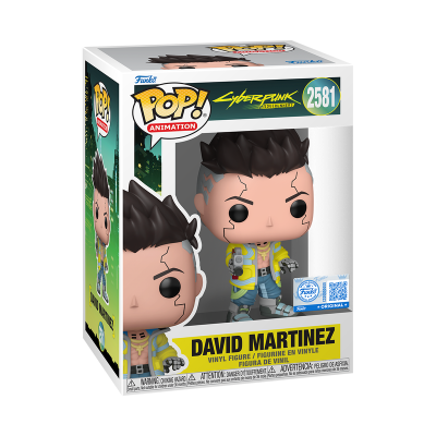 PRÉ-RESERVA - Funko POP! ANIMATION "Cyberpunk: Edgerunners": David Martinez with HJKE-11 Yukimura #2581 (SPECIAL EDITION)