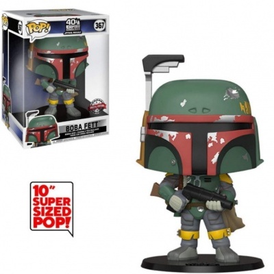Funko POP! Star Wars 40th "The Empire Strikes Back": Boba Fett 10" Special Edition CAIXA DANIFICADA Funko POP! Star Wars 40th "The Empire Strikes Back": Boba Fett 10" Special Edition CAIXA DANIFICADA