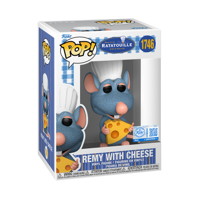 PRÉ-RESERVA - Funko POP! "Ratatouille": Remy with Cheese #1746 (SPECIAL EDITION)