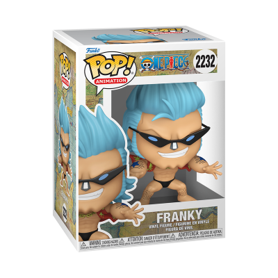 PRÉ-RESERVA - Funko Pop! ANIMATION "One Piece": Franky with Sunglasses