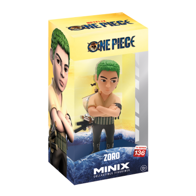 PRÉ-RESERVA - Figura Minix Anime #136 "One Piece" - Zoro