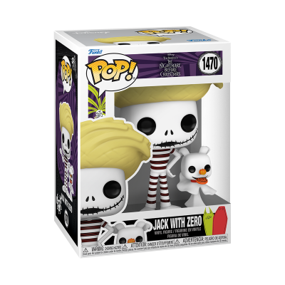 Funko POP! "The Nightmare Before Christmas": Jack with Zero (Beach)