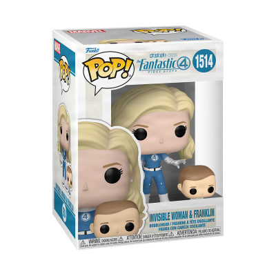Funko POP! MARVEL "Fantastic 4 - First Steps": Invisible Woman & Franklin
