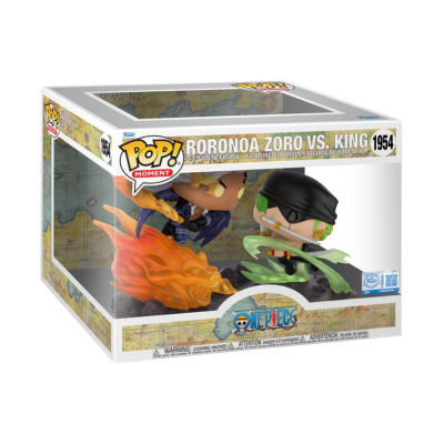 Funko POP!  MOMENT "One Piece": Roronoa Zoro vs. King (Unmasked) #1954 (SPECIAL EDITION)