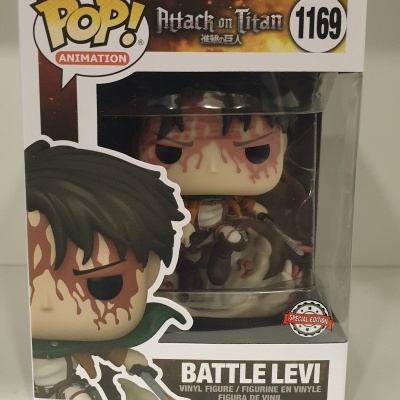 Funko POP! Attack on Titan - Battle Levi (Bloody) (Special Edition)