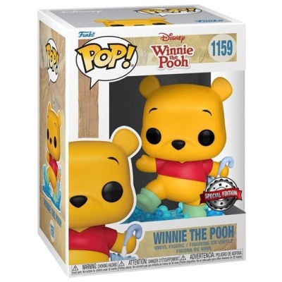 PRÉ-RESERVA - Funko POP! "Winnie The Pooh": Winnie The Pooh in the Rain #1159 (Exclusive)