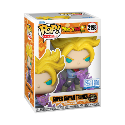 PRÉ-RESERVA - Funko POP! ANIMATION "Dragon Ball Super": BUNDLE Super Saiyan Trunks #2198 (SPECIAL EDITION)