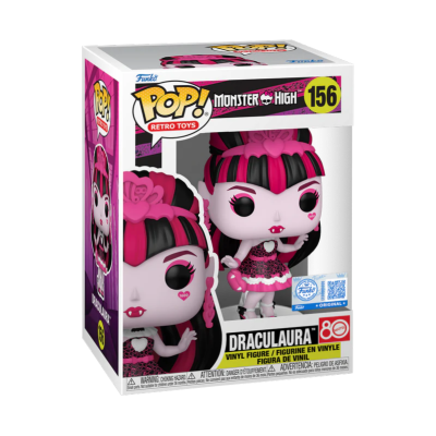 PRÉ-RESERVA - Funko Pop! RETRO TOYS "Monster High": Draculaura (Sweet 1600) #156 (SPECIAL EDITION)