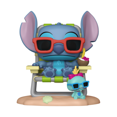 PRÉ-RESERVA - Funko Pop! PREMIUM "Lilo & Stitch": Stitch in Sunlounger  #1639 (SPECIAL EDITION)