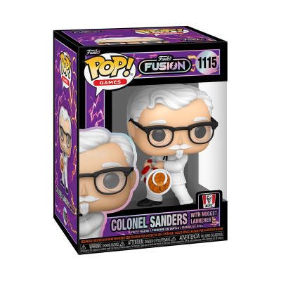 PRÉ-RESERVA - Funko POP! GAMES "Funko Fusion": Colonel Sanders with Nugget Launcher PRÉ-RESERVA - Funko POP! GAMES "Funko Fusion": Colonel Sanders with Nugget Launcher