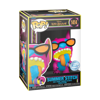 PRÉ-RESERVA - Funko POP! "Lilo & Stitch": Summer Stitch (Black Light) #1414 (Exclusive) PRÉ-RESERVA - Funko POP! "Lilo & Stitch": Summer Stitch (Black Light) #1414 (Exclusive)