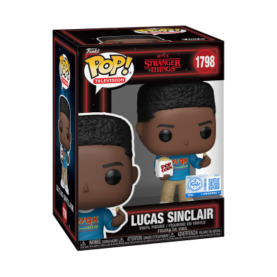 Funko Pop! TELEVISION "Stranger Things": Lucas Sinclair (with Popcorn) #1798 (SPECIAL EDITION)