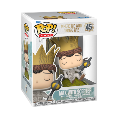 PRÉ-RESERVA - Funko Pop! PREMIUM BOOKS "Where the Wild Things Are": Max with Scepter