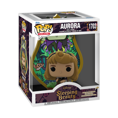 PRÉ-RESERVA - Funko POP! DELUXE  "Sleeping Beauty": Aurora (Maleficent Stained Glass)